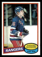 1980-81 Topps Anders Hedberg #73 - New York Rangers