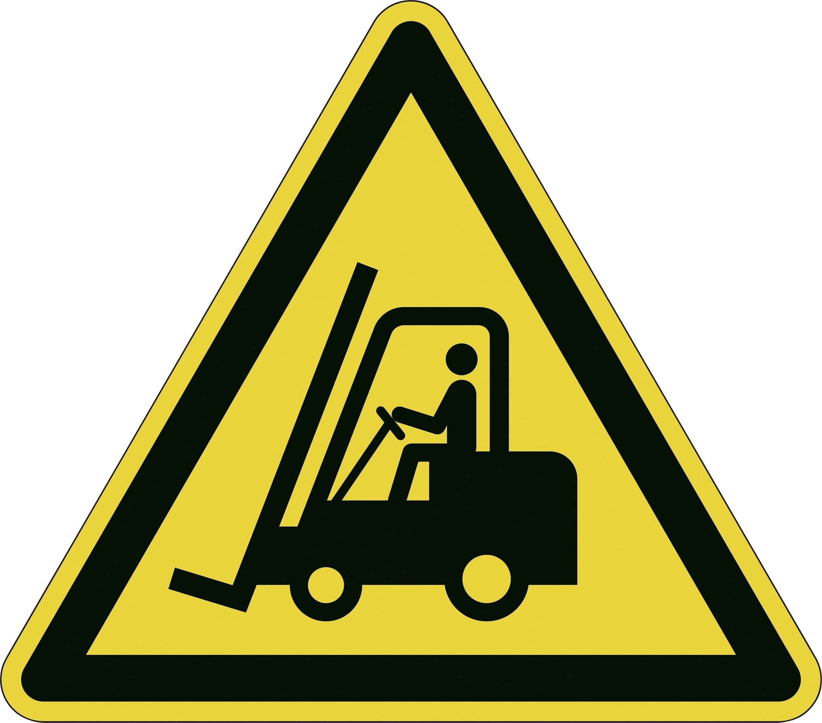 Durable Caution Forklifts Floor Sign NUOVO