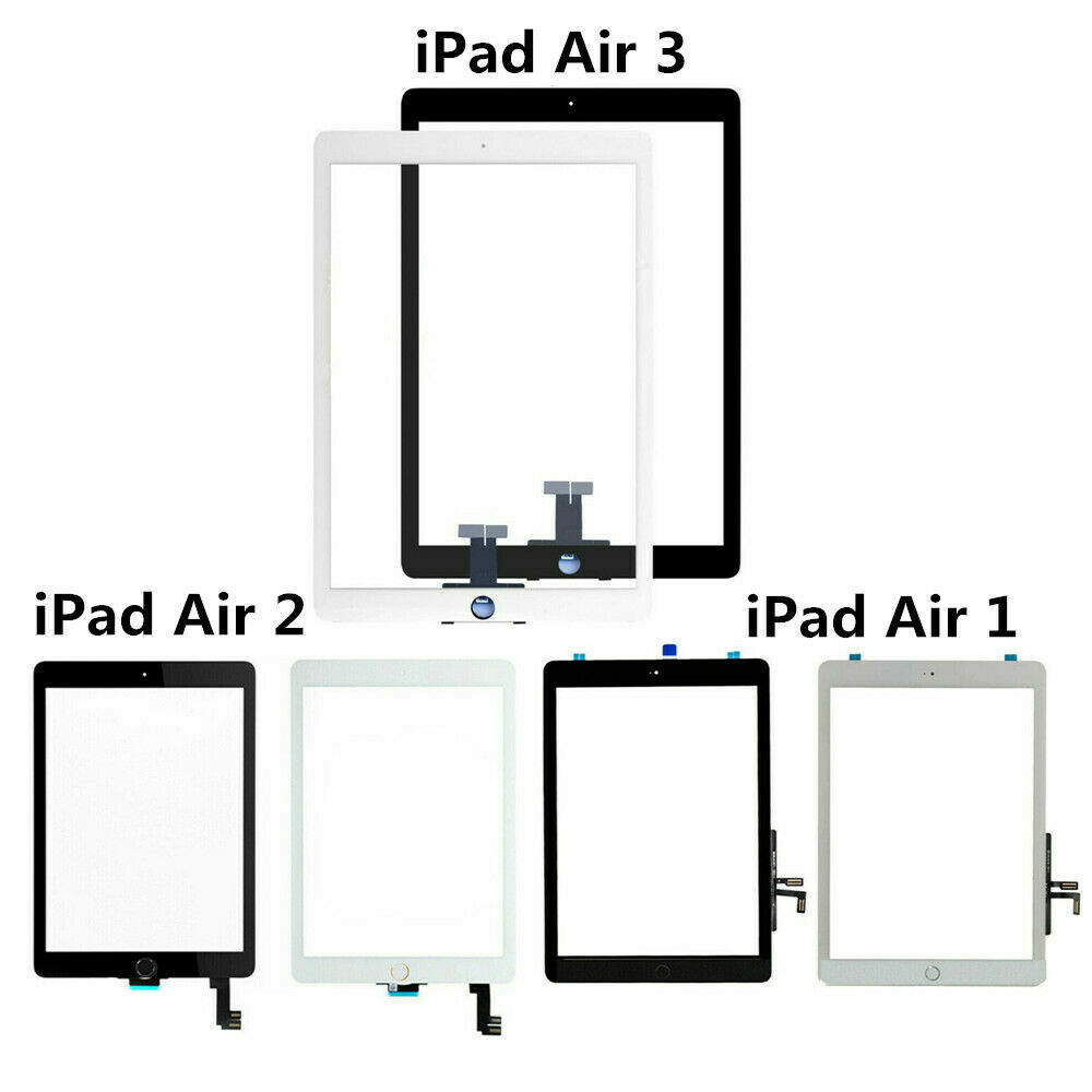 For iPad Air 1 2 3 Home Button +Tape Adehesive Touch Screen