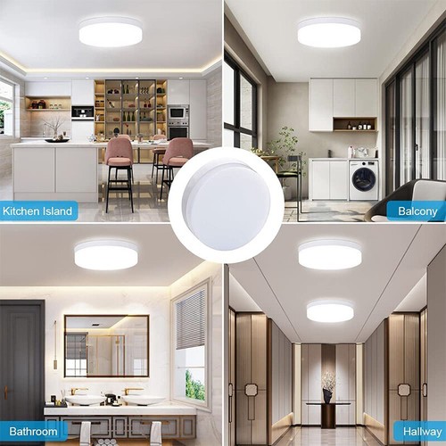 LED Ceiling Lights Round Panel Down Light Bathroom Kitchen Living Room