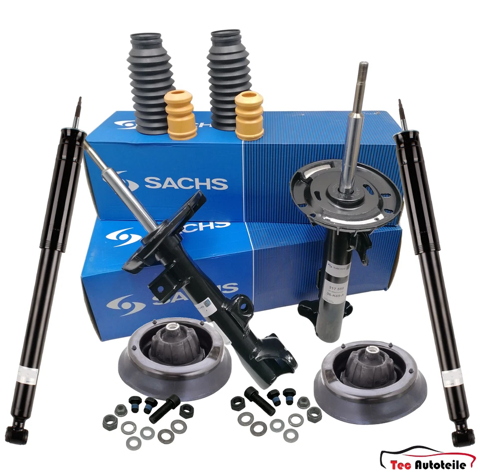 4x SACHS Stoßdämpfer für Mercedes CLK C209 C Klasse W203 S203 Sport Avantgarde