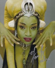 FEMI TAYLOR signed autograph 20x25cm STAR WARS in person autograph COA OOLA