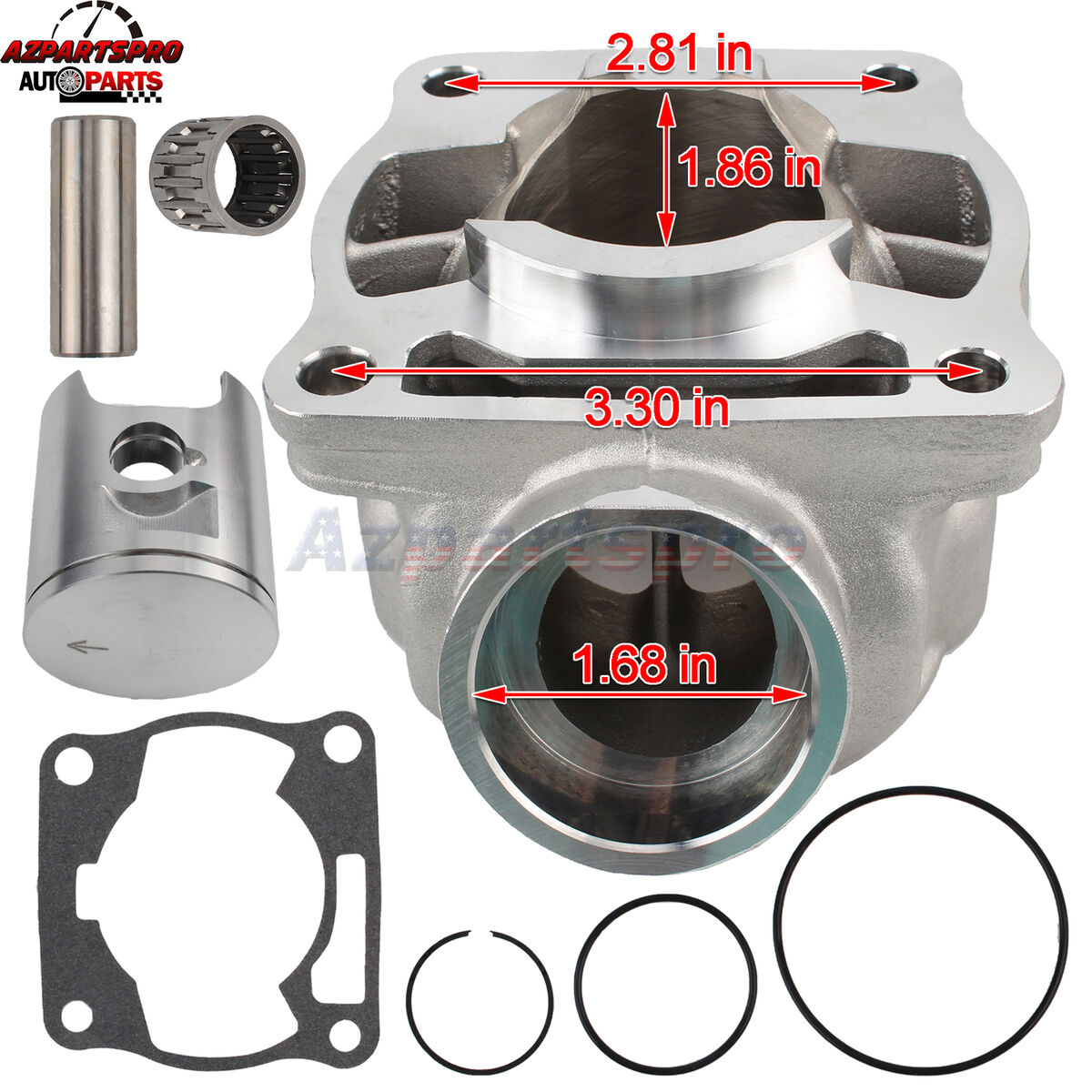 Top End Kit for Yamaha YZ80 YZ85 Cylinder Piston Gasket 85cc Top End Kit for Yamaha YZ80 YZ85 Cylinder Piston Gasket 85cc