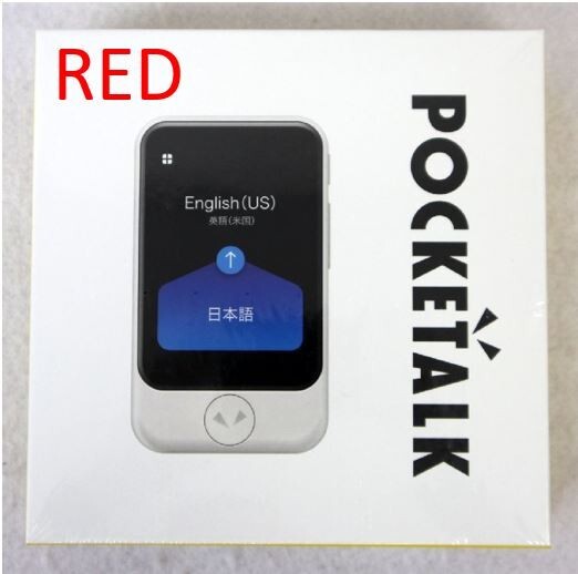 POCKETALK S Translator Global Communication 74 languages Red POCKETALK S Translator Global Communication 74 languages Red