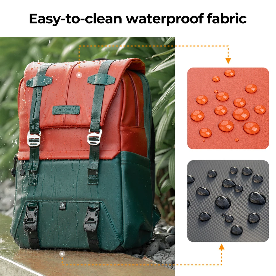 K&F Concept 20L DSLR Camera Backpack Case Bag for 15.6In Laptop For Canon EOS - Image 3 of 4