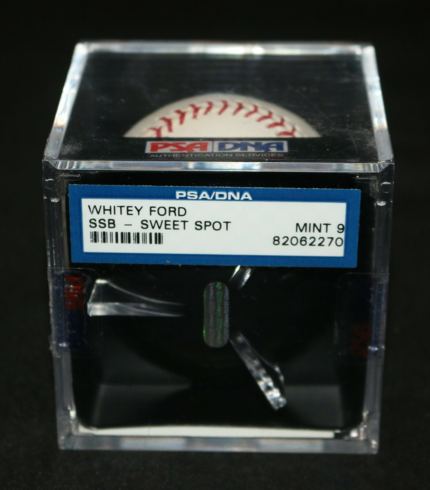 Whitey Ford Signed Baseball Autograph (PSA MINT 9) Steven Artsis Collection view 3