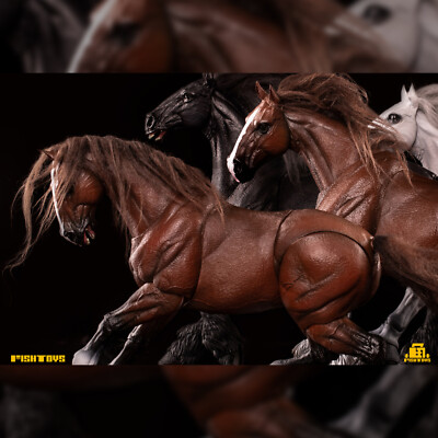 FishToys D20 1/12 Horse Resin Animals Model With Harness For 6