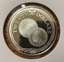 British Virgin Islands 1985 Carib Treasures-Gold Escudo $20 Proof Silver Coin