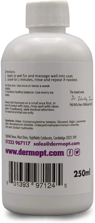 DermOpt Itchy Dog Shampoo Conditioner Moisturiser 250ml eBay