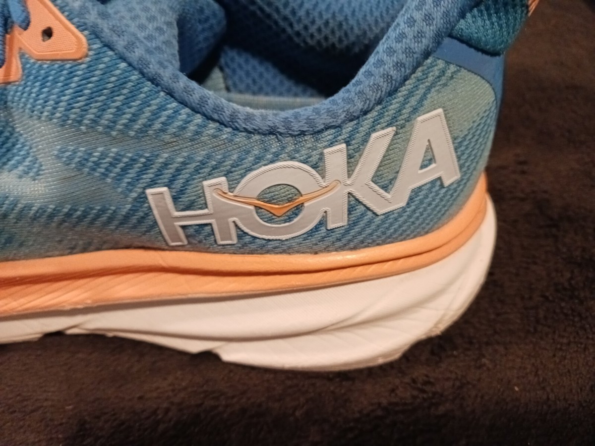 Hoka Light Blue and Orange Road Running Shoe SIZE 10 NOX BOX! TRANSPORT X Everyday Running Shoe | HOKA® main image 2