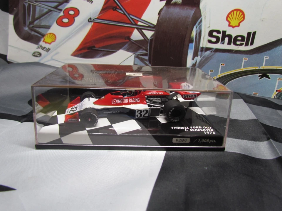 MINICHAMPS /F1 1975 TYRRELL  007 LEXINGTON - I SCHECKTER - 1/43 SCALE MODEL CAR - Image 2 of 4