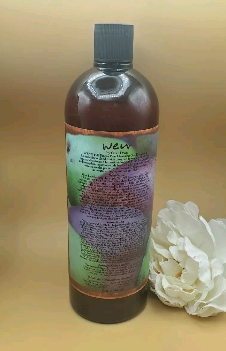 Wen By Chaz Dean Fall Tuscan Pear Cleansing Conditioner 32 oz New Not Seal 