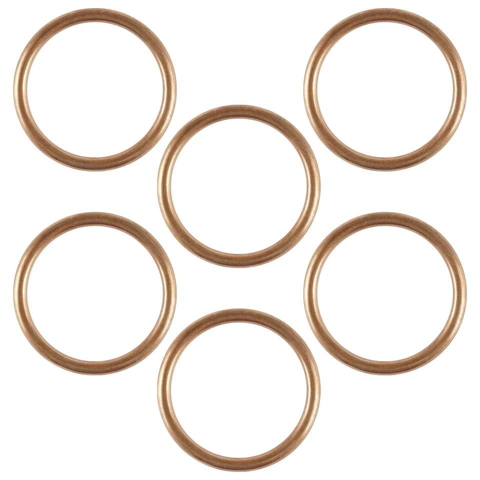 Paquete de 6 juntas de tubo de escape para Honda Cbx Supersport 1979 1980 1981 1982 Foto 3 de 4