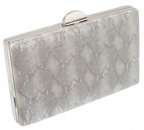 Damska srebrna miękka elegancka torebka dla kobiet kopertówka torebka wieczorowa luksusowa torba - Zdjęcie 1 z 4