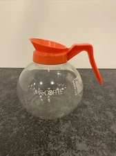 Mr Coffee Commercial Decaffeinated Glass Carafe Pot Decanter w/ Orange Handle