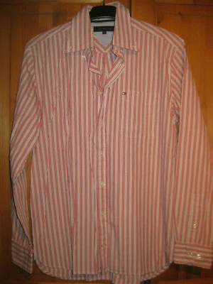 Tommy Hilfiger Herrenhemd Gr.M getragen/gepflegt sportlich gestreift - Bild 1 von 4