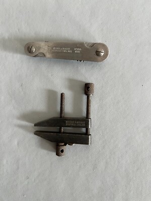 Moore & Wright Gewindelehre No 800 und Werkzeugmacher 2'' Klemme