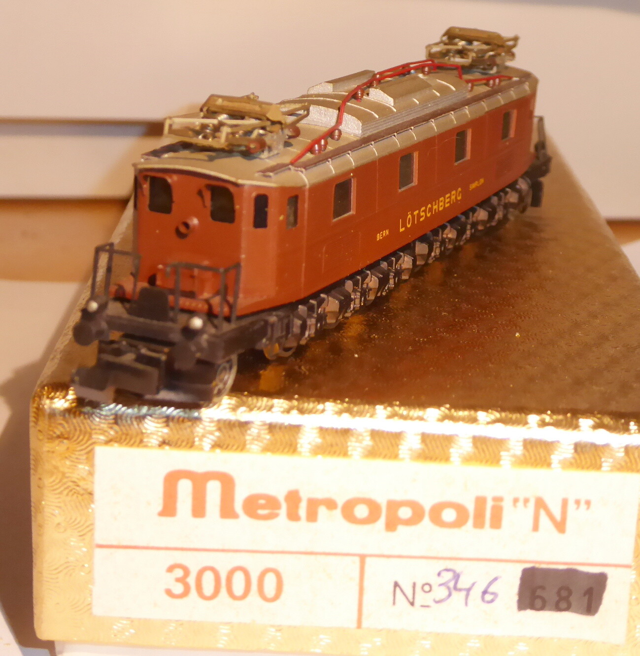 Metropolitan 3000 N Gauge Brass Small Series Old Electric Be 6/8 BLS eBay