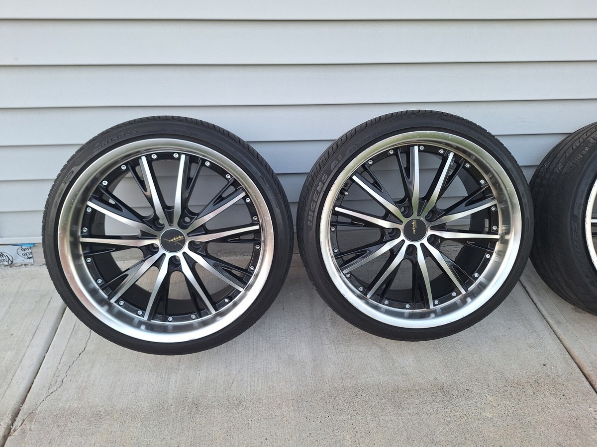 JDM Wheels 19x7.5 5x100 48 Anhelo Corazon Set4 WG | eBay