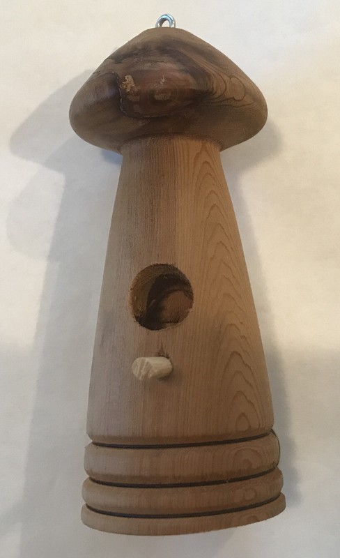 Hummingbird House Wooden Hand Craft Ornament Outdoor Garden Patio Hanging Decor