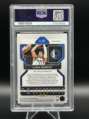 2021 Prizm #223 Luka Doncic NBA 75th Anniversary PSA 9 MINT | eBay