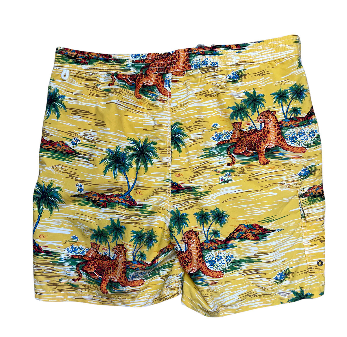 VTG 90's POLO Ralph Lauren XL Leopard Savannah Bo… - image 2