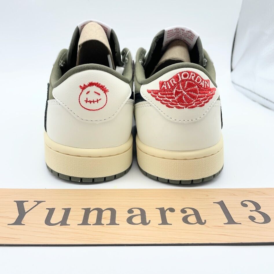 Travis Scott × Nike Air Jordan 1 Low OG Medium Olive DM7866 Travis Scott × Nike Air Jordan 1 Low OG Medium Olive DM7866