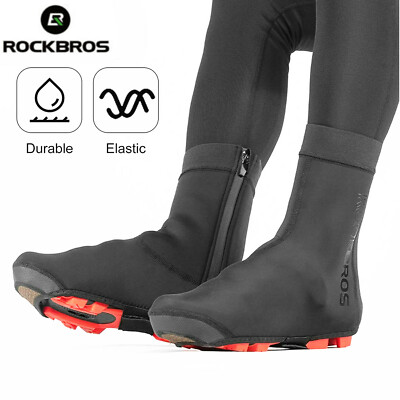 ROCKBROS Cycling Overshoes MTB Road Bike Shoe Cover Windproof Winter Toe  Warmer