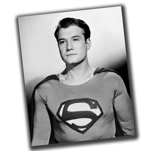 George Reeves FINE ART Vintage Retro Star Photo Glossy Big Size 8X10in ...