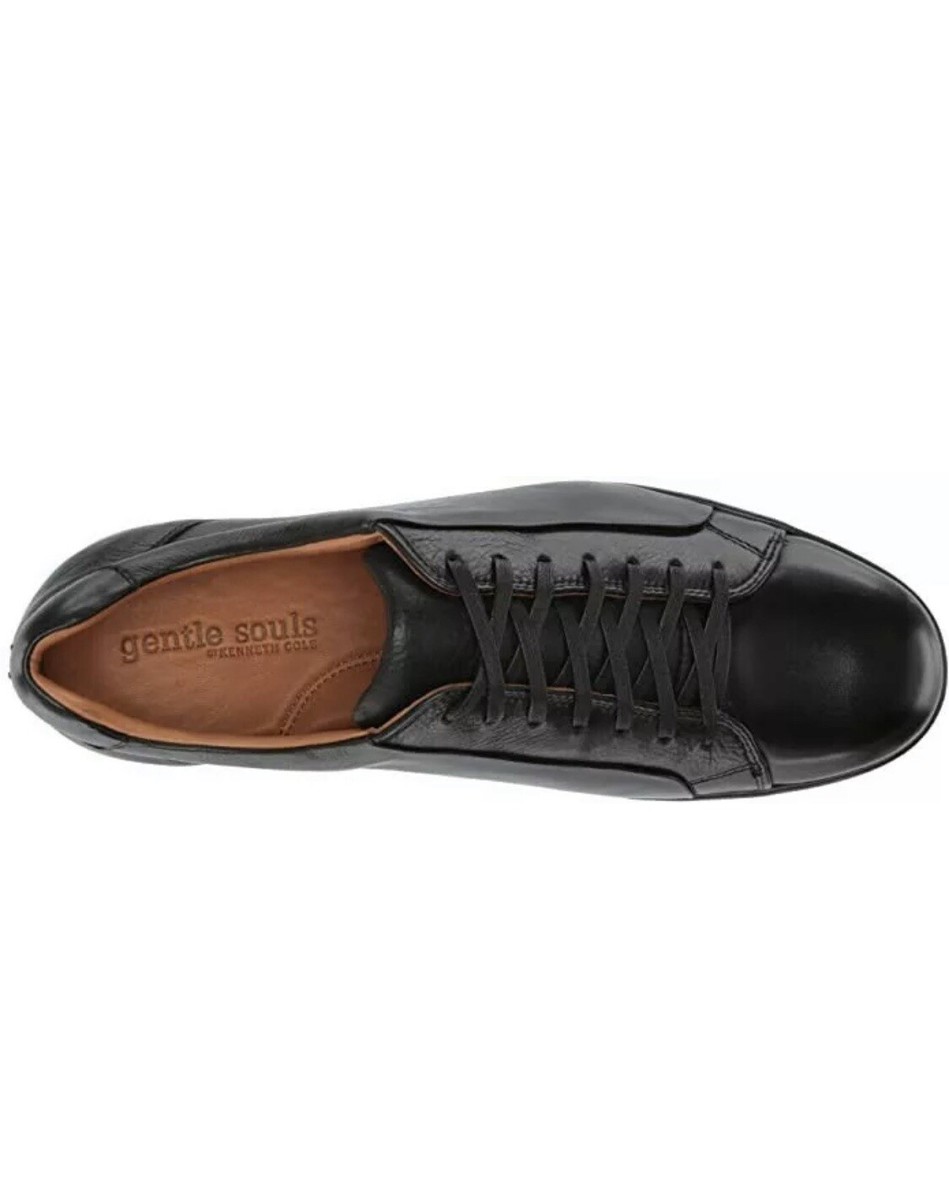 Gentle Souls By Kenneth Cole Mens Ryder Lace Top Sneakers Black