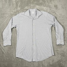 Brooks Brothers Men's Shirt Size 16-2/3 Regent 1818 Blue Check Button Up Dress