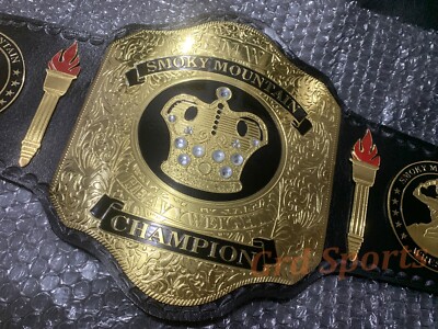 SMW Smoky Mountain Wrestling Championship belt Adult Size