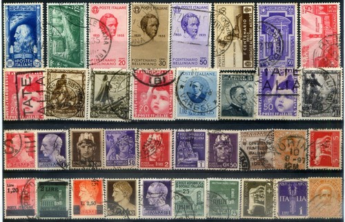 Regno - R.S.I. - Luogotenenza 1900/1945 - 87 pezzi usati (m1830) - 第 1/3 張圖片