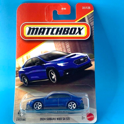 MATCHBOX 2025 2024 SUBARU WRX S4 STI WORLD RALLY BLUE PEARL 31/125