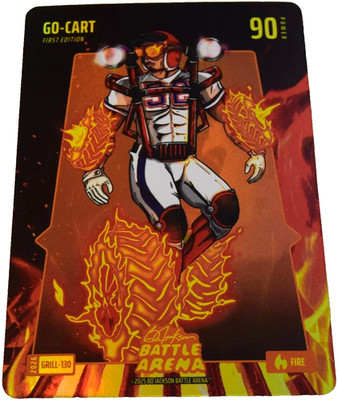 Go-Cart Evan Carter 2026 Bo Jackson Battle Arena #GRILL-130 Grillin Fire