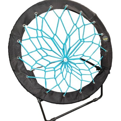 Zenithen Bunjo Bungee Dish Chair for Dorms, Bedrooms, camping... Teal, 33''