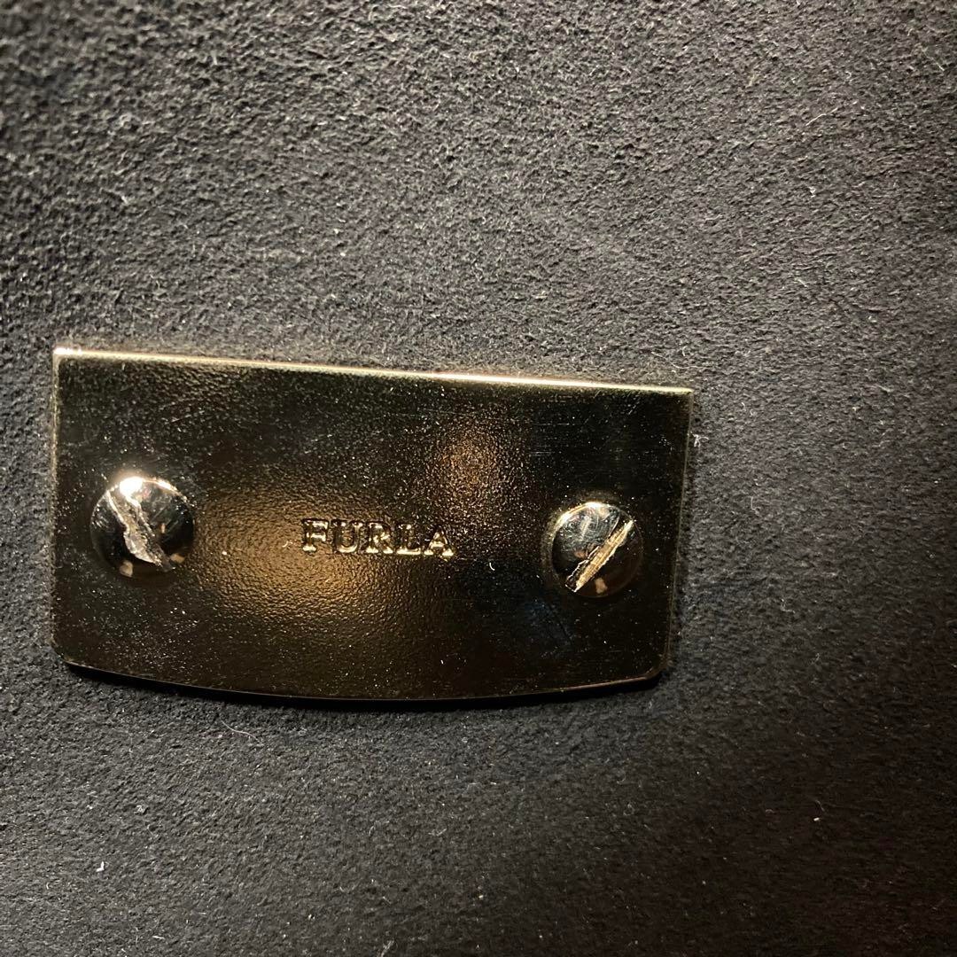 FURLA Python Snake Pattern Tote Handbag with Poch… - image 5