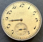 Antique 1924 Elgin Grade 303 Pocket Watch Movement Parts Good Balance 12s 7j