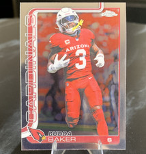 Topps 2025 Chrome Budda Baker Base Set #8 Cardinals NFL Football Card