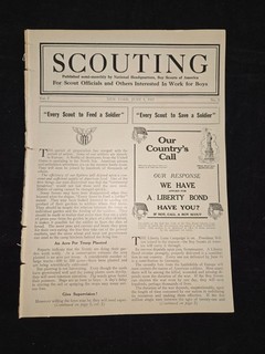 Boy Scouts June 1 1917 Scouting Magazine Every Scout to Save a Soldier Issue