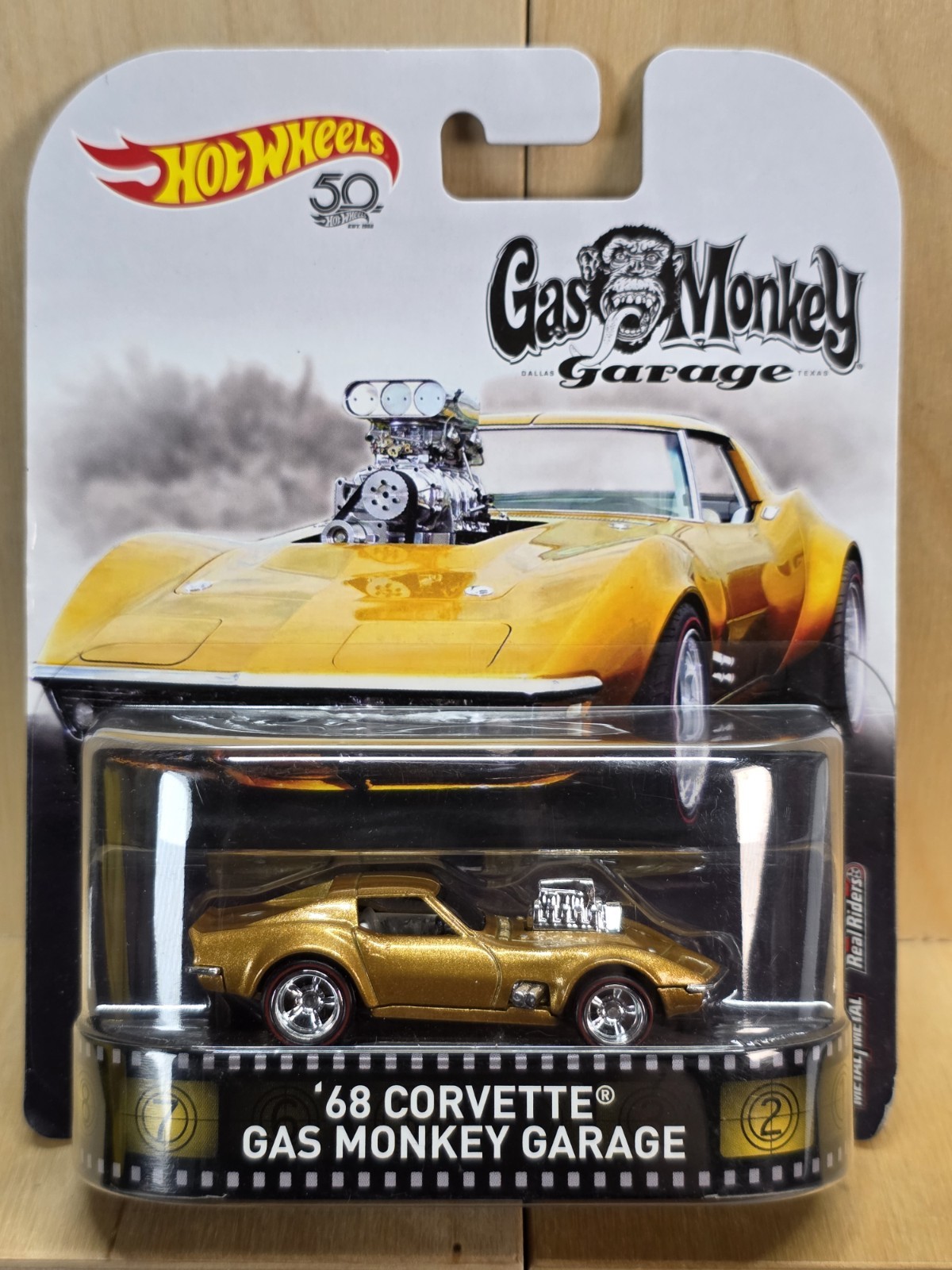 Hot Wheels Retro Entertainment Gas Monkey Garage '68 Corvette