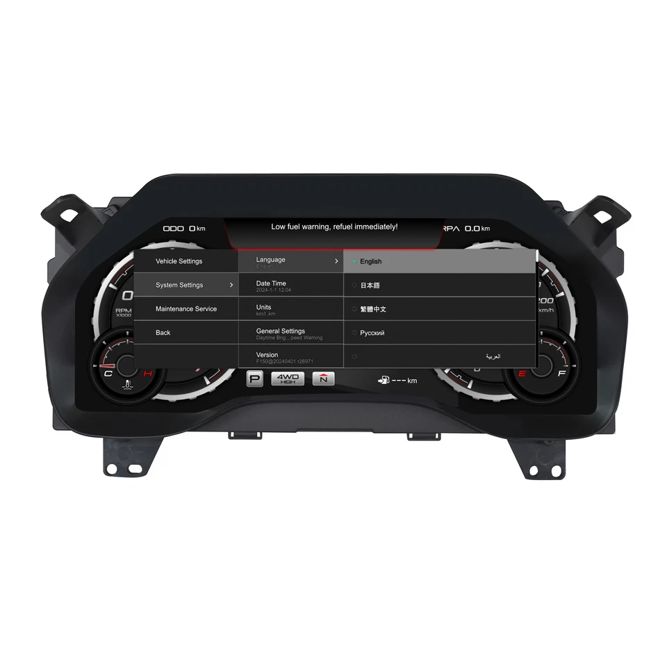 Обновление цифрового кластерного спидометра с жидкокристаллическим дисплеем для Ford F150 F250 F350 F450 2015-2021 - Изображение 3 из 4