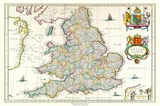 Jigsaw Map of  BRITISH ISLES 1635 by Johan Blaeu  1000 Piece  PUZZLE