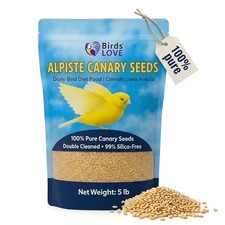 Birds Love Alpiste Canary Seed 100 Pure, Non-GMO, Double Cleaned Food