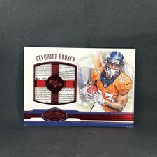 2016 Panini Plates & Patches Devontae Booker Rookie Quad Patch Tag Red RC /5