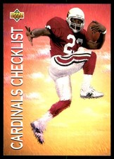 Cardinals Checklist 1993 Upper Deck #69 Phoenix Cardinals NFL READ FREE SHIPPING