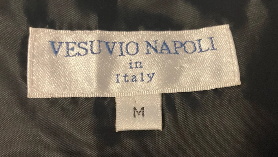 Colete Vesuvio Napoli Masculino Tamanho M Roxo Forrado em Preto Formal - Imagem 4 de 4