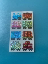 Hambly Prism Trains Half Sticker Strip