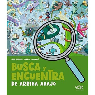 Busca y encuentra de arriba abajo - Spanish Language Hardcover NEW Vox Editorial