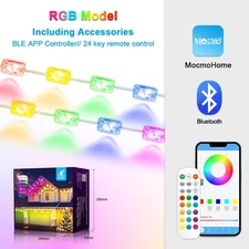 Smart Permanent Outdoor Lights RGB Waterproof Eaves Lighting for House Decor